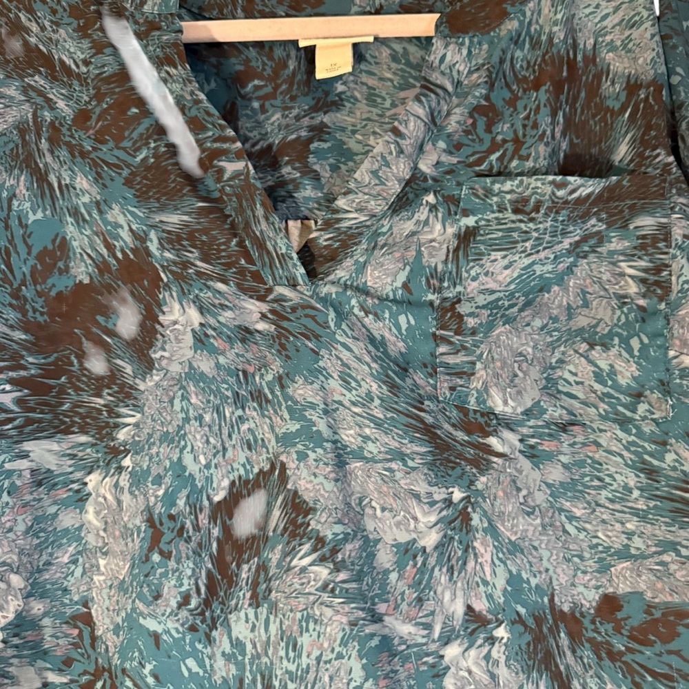 Woman’s Blouse Lot- XL, XXL, 1X- Ava & Viv, Express, Apt. 9 - Picture 5 of 9